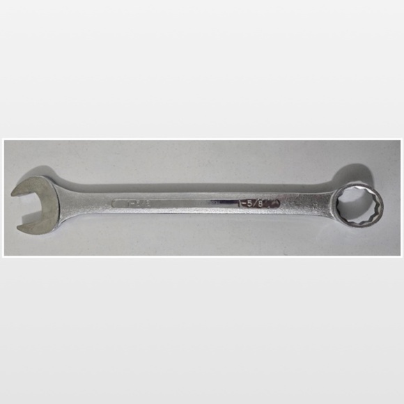 New Pittsburgh 1-5/8” Combination Wrench Tool Large Silver Metal - Picture 1 of 11